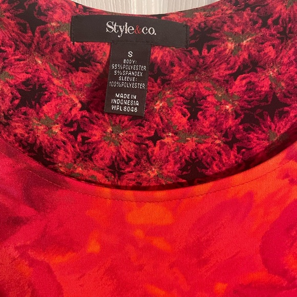 Style&Co red tunic - Picture 2 of 6